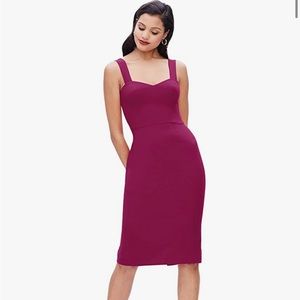 DRESS THE POPULATION women’s Nicole Sweetheart Neck Bodycon Midi Dress Small